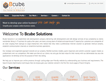 Tablet Screenshot of bcubesolutions.com